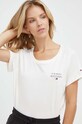Βαμβακερό t-shirt Tommy Hilfiger μπεζ UW0UW04525