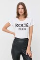Morgan t-shirt DRIS.NOIR biały AW23