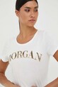 Odjeća Majica kratkih rukava Morgan DZANZI.OFF.WHITE bijela