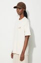 Carhartt WIP t-shirt bawełniany S/S American Script beżowy I032218.05XX