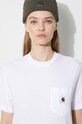 Carhartt WIP tricou din bumbac I032215.02XX alb