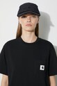 Бавовняна футболка Carhartt WIP I032215.89XX чорний