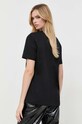 Odzież Karl Lagerfeld t-shirt bawełniany 236W1730 czarny
