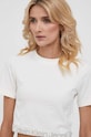 Kratka majica Calvin Klein Jeans bež J20J222189