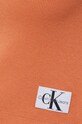 Kratka majica Calvin Klein Jeans J20J222379 oranžna