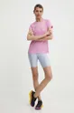 Μπλουζάκι για τρέξιμο Mizuno Impulse core ροζ