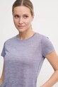 Mizuno tricou de alergare Impulse core violet J2GAA721