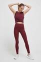 Tréninkový top Casall Soft Texture 23102 burgundské AW23