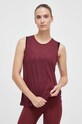 Tréninkový top Casall Soft Texture burgundské 23102