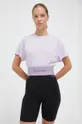 μωβ Μπλουζάκι προπόνησης Calvin Klein Performance