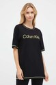 Calvin Klein Underwear t-shirt piżamowy dzianina czarny 000QS7013E