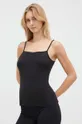 črna Zgornji del pižame Calvin Klein Underwear Ženski
