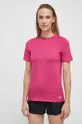 ροζ Μπλουζάκι προπόνησης Reebok Workout Ready Γυναικεία