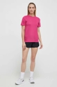 Reebok t-shirt treningowy Workout Ready różowy