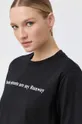 μαύρο Βαμβακερό μπλουζάκι Victoria Beckham