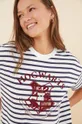 Βαμβακερό μπλουζάκι women'secret Mix & Match HARRY POTTER COLLEGE πολύχρωμο