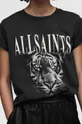 AllSaints t-shirt bawełniany TRINITY ANNA TEE czarny