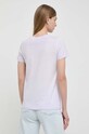 Odzież Guess t-shirt bawełniany W4RI25.K9RM1 fioletowy