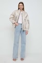 Хлопковая футболка Guess W4RI30.I3Z14 розовый SS24