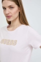 ροζ Βαμβακερό μπλουζάκι Guess