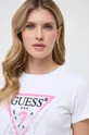 biela Bavlnené tričko Guess ICON