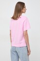 Odzież Guess t-shirt bawełniany BOXY W4RI43.K8FQ4 różowy