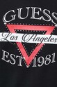 Guess t-shirt bawełniany BOXY W4RI43.K8FQ4 czarny