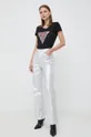 Guess t-shirt SPRING fekete
