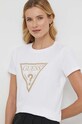 Guess tricou imprimeu alb W4RI69.J1314