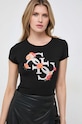 Guess tricou W4RI08.KA0Q1 negru SS24