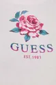 ružová Bavlnené tričko Guess ROSE