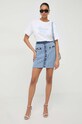 Bavlněné tričko Guess GOTHIC W4RI49.K6XN4 bílá SS24