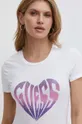 biela Tričko Guess HEART