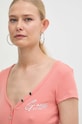 Îmbrăcăminte Guess tricou W4RP47.K1814 portocaliu