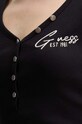 Guess t-shirt HENLEY OLYMPIA W4RP47.K1814 czarny