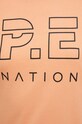 Бавовняна футболка P.E Nation 234T041 помаранчевий