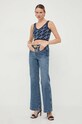 Топ MICHAEL Michael Kors MR460U19Z6 темно-синій SS24