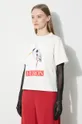 beżowy Heron Preston t-shirt bawełniany Heron Bird Painted Ss Tee