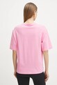 Odzież La Mania t-shirt bawełniany MELANIE różowy