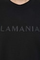 Бавовняна футболка La Mania MELANIE чорний