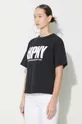 czarny Heron Preston t-shirt bawełniany Reg Hpny Ss Tee