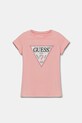 Дитяча футболка Guess аплікація рожевий J2YI51.K6YW1.9BYX