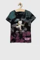 барвистий Дитяча бавовняна футболка Guess x Banksy Для дівчаток