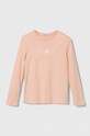Calvin Klein Jeans longsleeve bawełniany dziecięcy bawełna różowy IG0IG02135.9BYX
