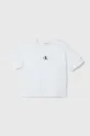 білий Бавовняна футболка Calvin Klein Jeans Для дівчаток