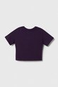 Девочка Хлопковая футболка Calvin Klein Jeans IG0IG02136.9BYX бордо