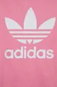 rosa adidas Originals t-shirt in cotone per bambini TREFOIL