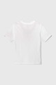 adidas t-shirt bawełniany dziecięcy HR8147 biały AW23
