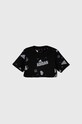 adidas tricou de bumbac pentru copii JG BLUV Q3 AOPT cu modele negru IA1582
