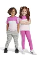 ροζ Παιδικό βαμβακερό μπλουζάκι adidas Για κορίτσια